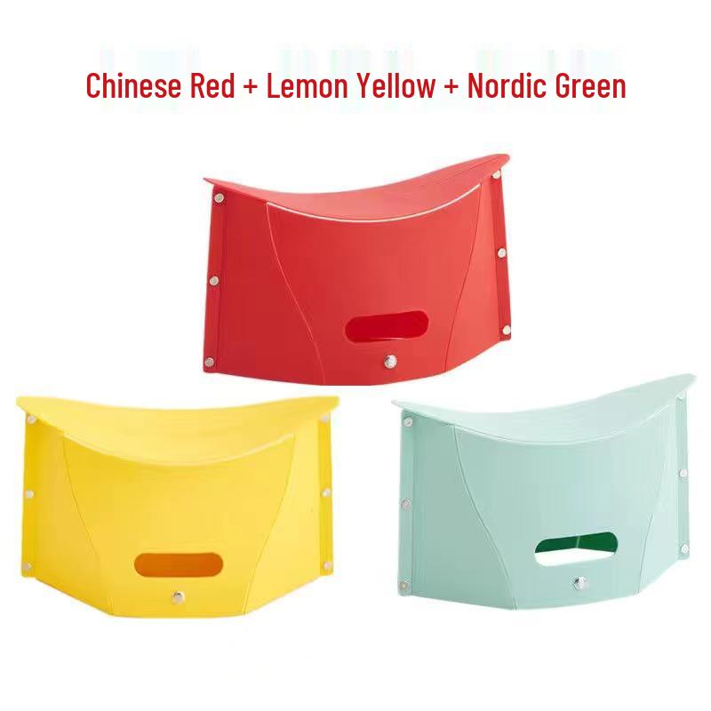 Compact Folding Plastic Stool for BBQ, Picnic, Camping, and Painting
