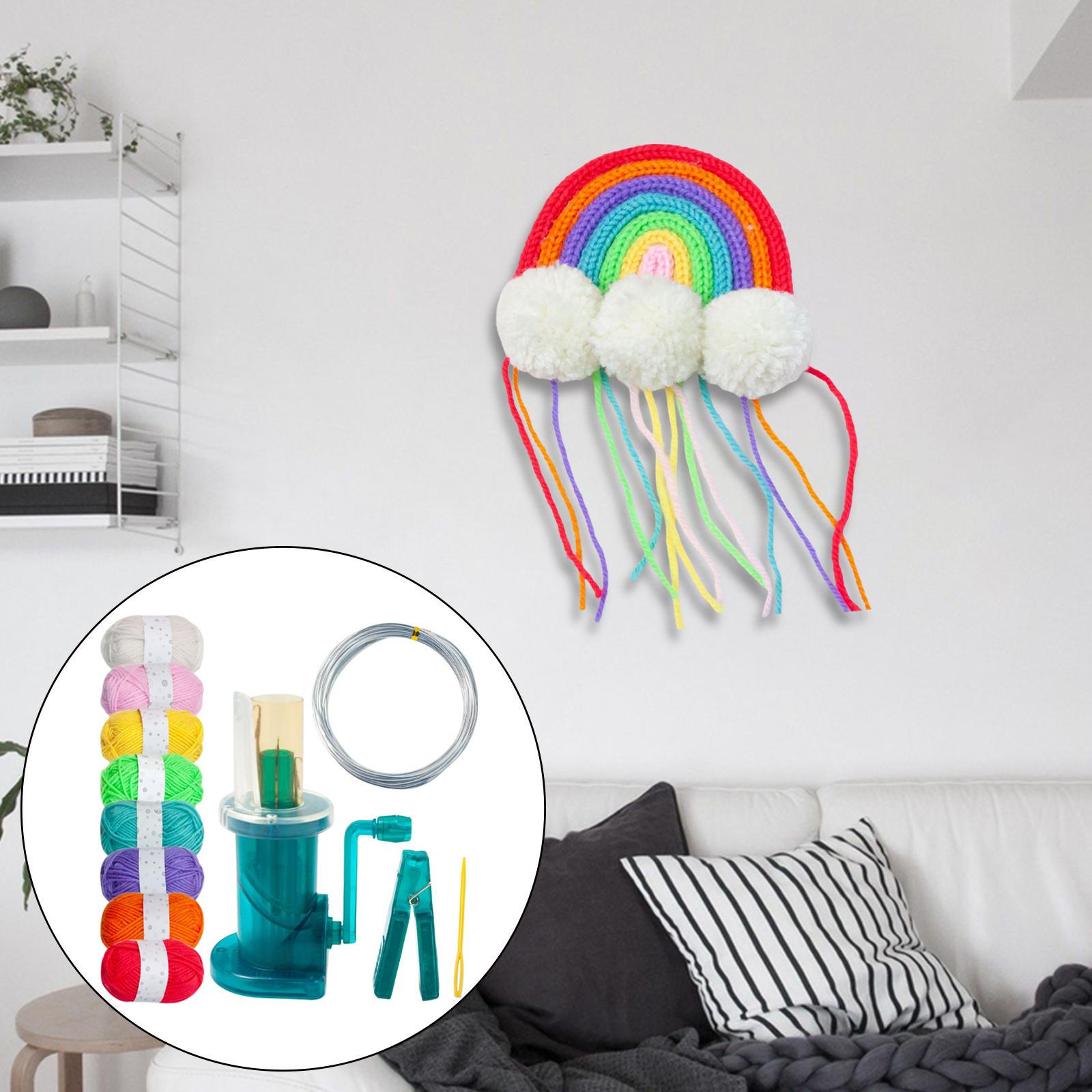 

Компактный набор для вязания с машинкой для творческого рукоделия зелёный