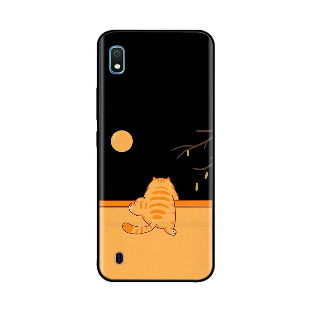 Für Samsung Galaxy A10 Hülle Schwarz TPU Weiches Silikon Handyhülle Für Samsung A10 Hülle A 10 SM-A105F Stoßfeste Schale Abdeckung Fundas