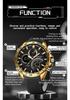 SANDA brand 3175 men's electronic quartz watch steel core black technology multifunctional waterproof men's quartz watchv
