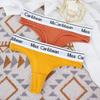 Women Seamless Cotton Thongs Comfortable Panties G-string Low Waist Underwear