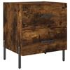 VidaXL Bedside Table Smoked Oak 40x35x47.5 Cm Engineered Wood 827334