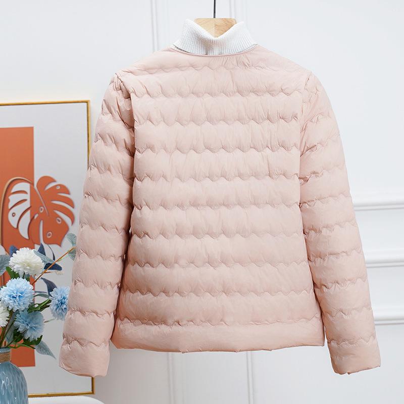 Autumn and Winter New Light Down Jacket Short Fashion Wave Casual Slim Simple Popular Down Jacket