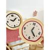 Modern Cream Style Silent Wall Clock for Living and Study Rooms