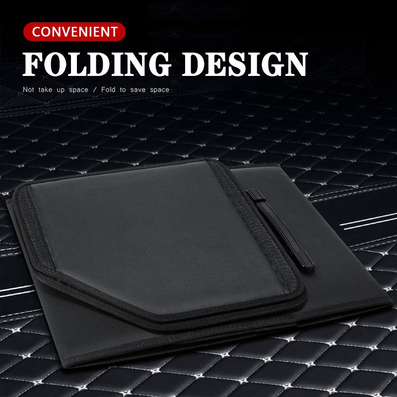 Car Trunk Organizer Storage Box Collapsible Camping Box Accessories Car Hub Cap For Mercedes Benz AMG W214 W205 W204 W206 W213 W