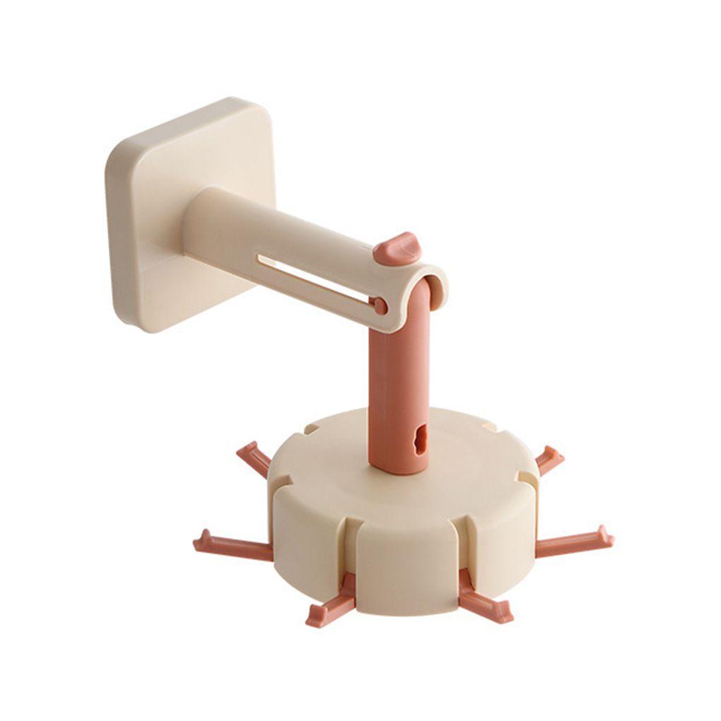 

Storage Hanger 360° Rotatable Kitchen Spoon Rack Wall Mounted Plastic