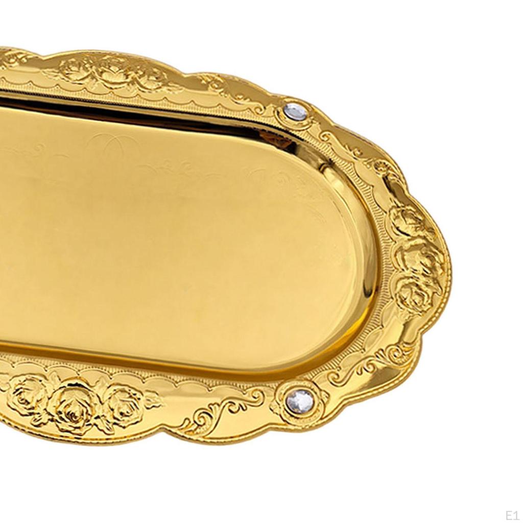 Farmhouse Serving Tray Vanity Elegant Condiment Container Storage Holder Jewelry Perfume