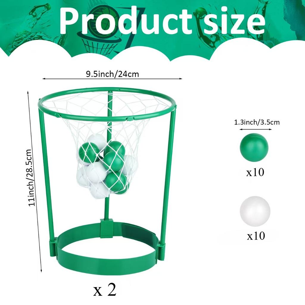 Zestaw 2 obręczy na głowę do gry w koszykówkę, kosz, siatka, opaska na głowę, żart, prezenty świąteczne dla dzieci i dorosłych, święta Bożego Narodzenia, urodziny, karnawał