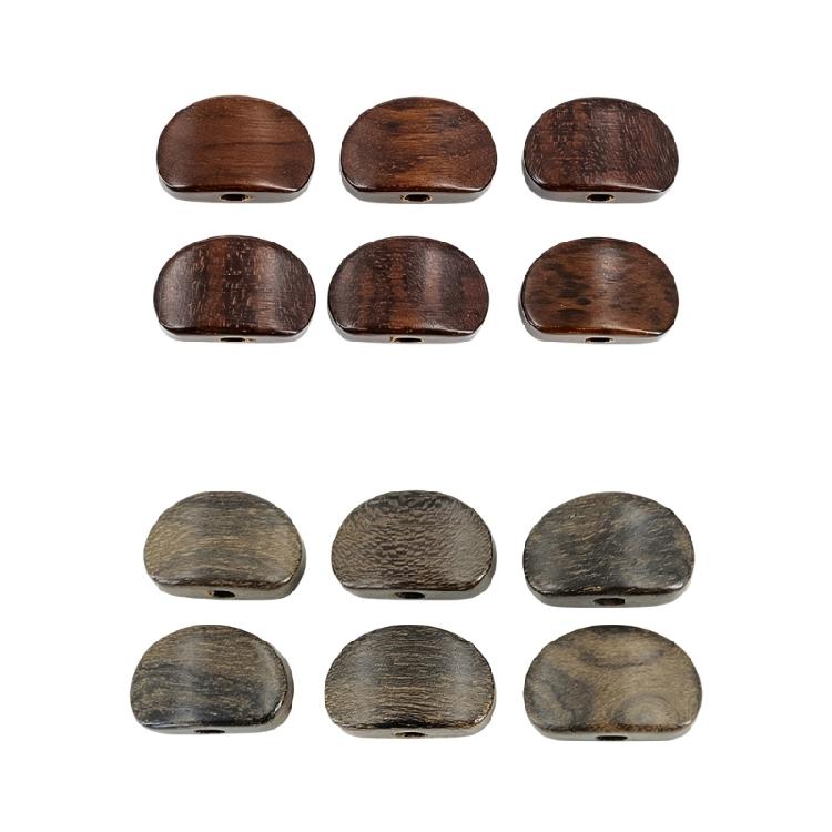 Wooden Guitar Tuner Parts, Set of 6 Button Handles for Guitar Owners and DIY Repair Maintenance Work Set Use Plan