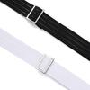 Multiuse Elastic Shirt Belt with Nonslip Designs Stretch Waist Belt Invisible for Formal Business Shirt and Daily Use