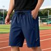 Men Athletic Shorts Breathable Lightweight Quick Dry Five Inch Inseam Drawstring Waist Sportswear for Running Workout Training