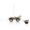 Remote Control Phantom Racing Model Kit Car Toy for Boys DIY Manual Assembly Wooden Model Electric Robotics Educational Kits Car