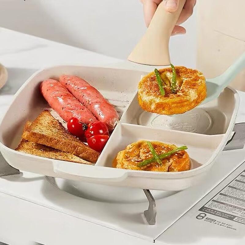 COOKER KING Big White Series 3-in-1 Frying Pan, 26cm