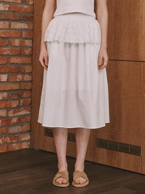 DISH OF THE DAY Flower Apron (Ivory)