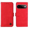 Wallet Case for Pixel - Leather/PU, Red, With Lanyard
