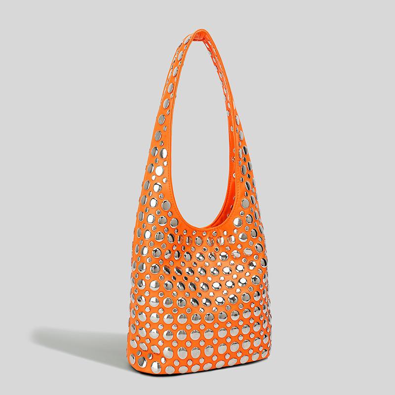 2025 Koreanische Mode Vielseitige Damen Nieten Handtasche