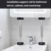 Varilla de Soporte Telescópica de Acero Inoxidable Varilla de Soporte para Mueble de Baño Soporte de Rodamiento Pata de Mueble de Alta Dureza