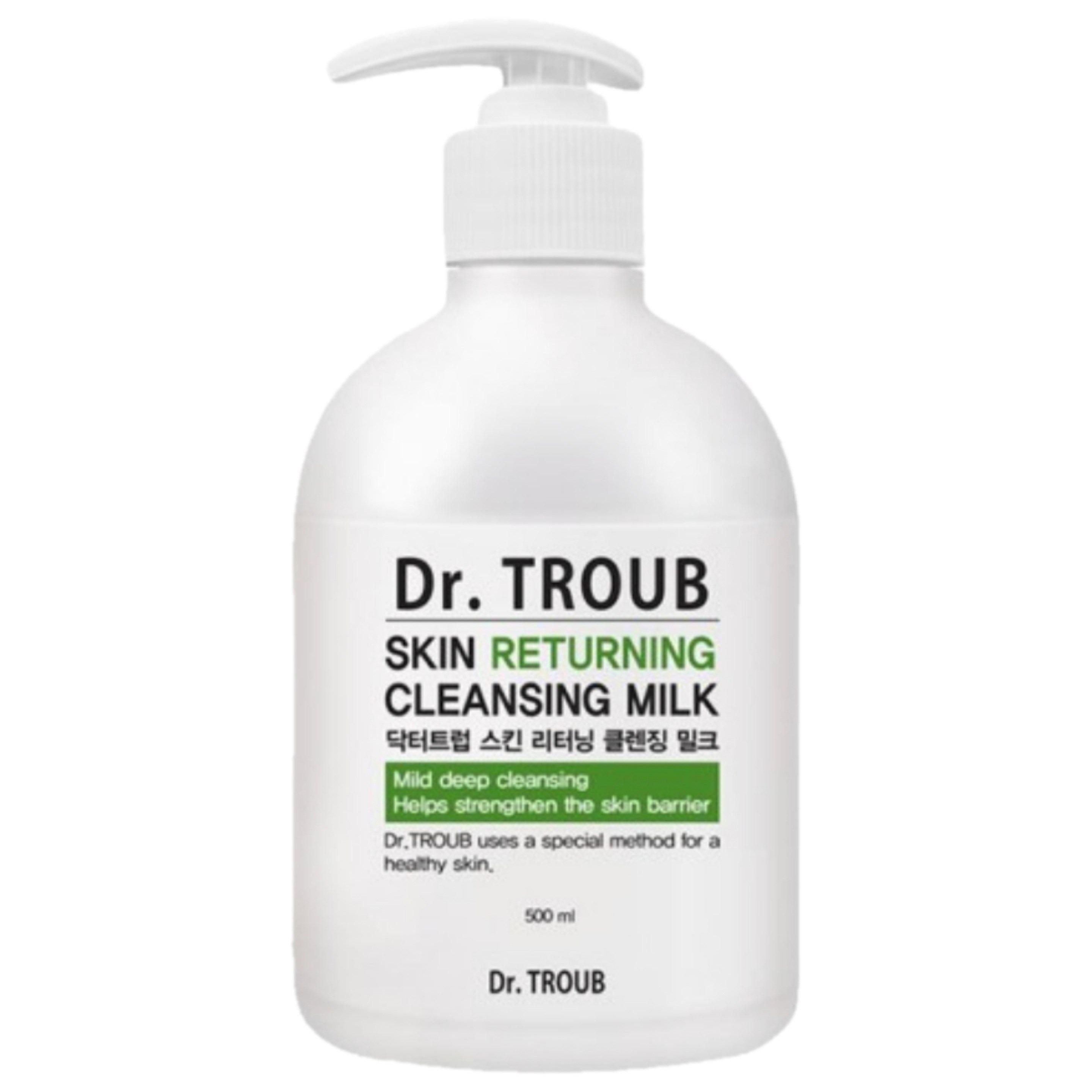 SIDMOOL Dr. Troub Skin Returning Cleansing Milk Low Irritation Sensitive Skin Face Wash 500ml