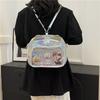 YK Millennial Babes Schmerztasche Student Pendler Niedliche Mechanische Katze Neue Große Kapazität College Umhängetasche