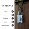 Antitheft Padlock 4 Digit Travel Combination Lock Lockers Password Lock Outdoor Gym Code Lock for Lockers Storage Box