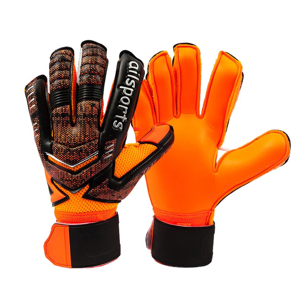 Kids Unisex Professional Soccer Goalkeeper Gloves 4mm Latex with Finger Protection Adults Football Goalie Gloves Protector