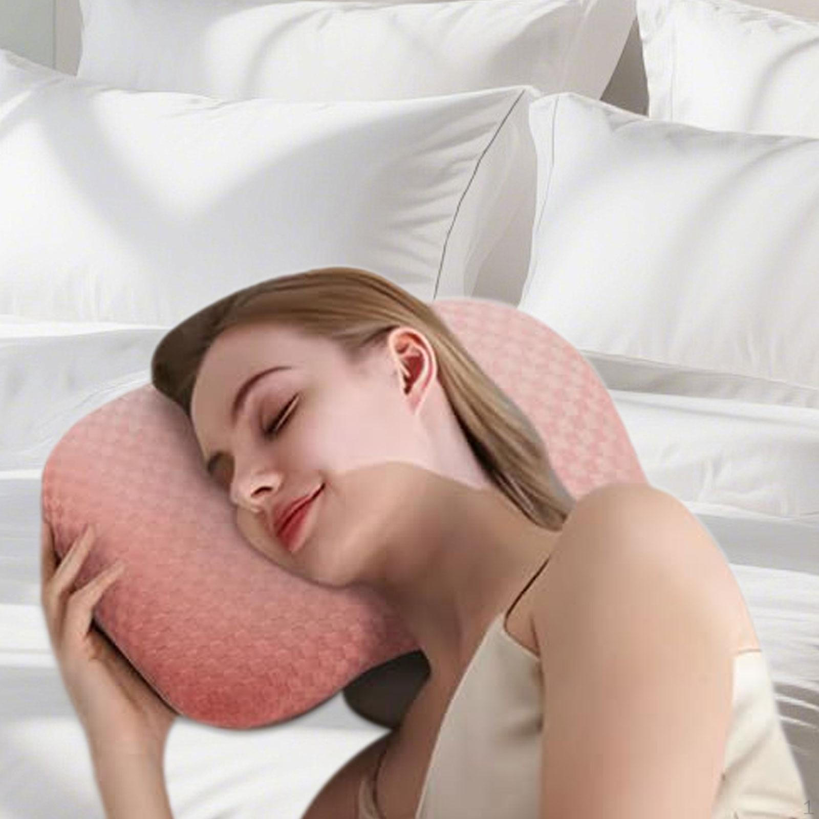 

Ear Piercing Comfortable Washable Neck Support Guard Protector Relaxation Pillow розовый