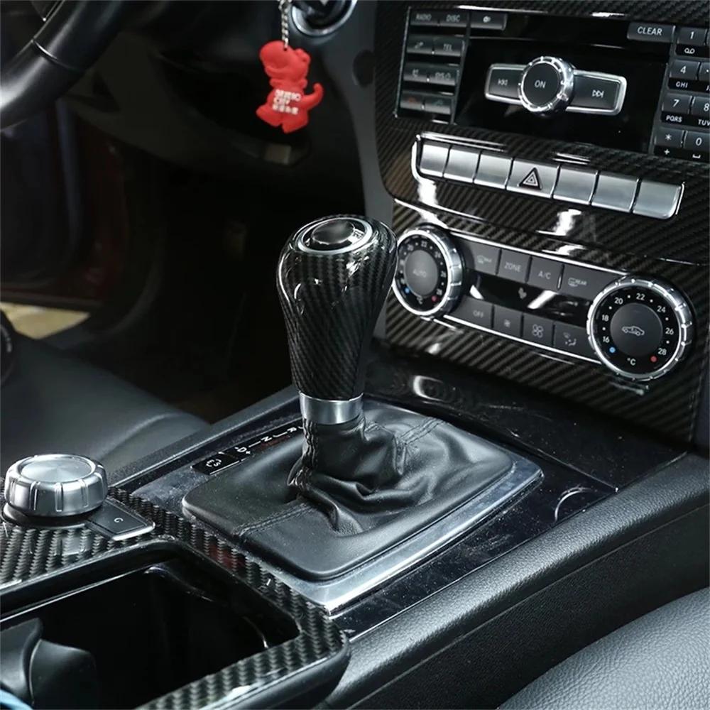For Mercedes Benz A C E G GLK CLS Class W169 W203 W204 W211 W212 W463 X204 W219 W218 Car Gear Shift Knob Cover Trim Accessories