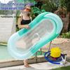 New Arrival Adult Inflatable PVC Water Lounger - Striped Mesh Floating Hammock