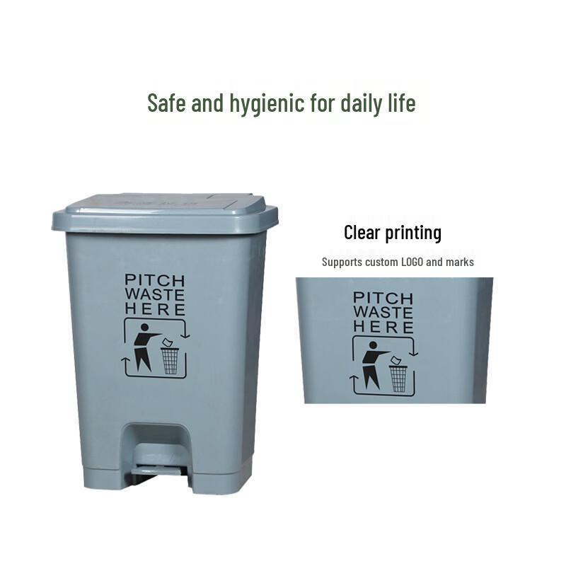 Yuzhuxun Fußpedal-Mülleimer