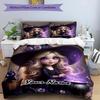 3PC Custom Name Witchcraft Magic Spell Book Bedding Set Printed Bedding Set Duvet Cover Closure Includes 1 Duvet Cover & 2 Pillowcases for All Seasons