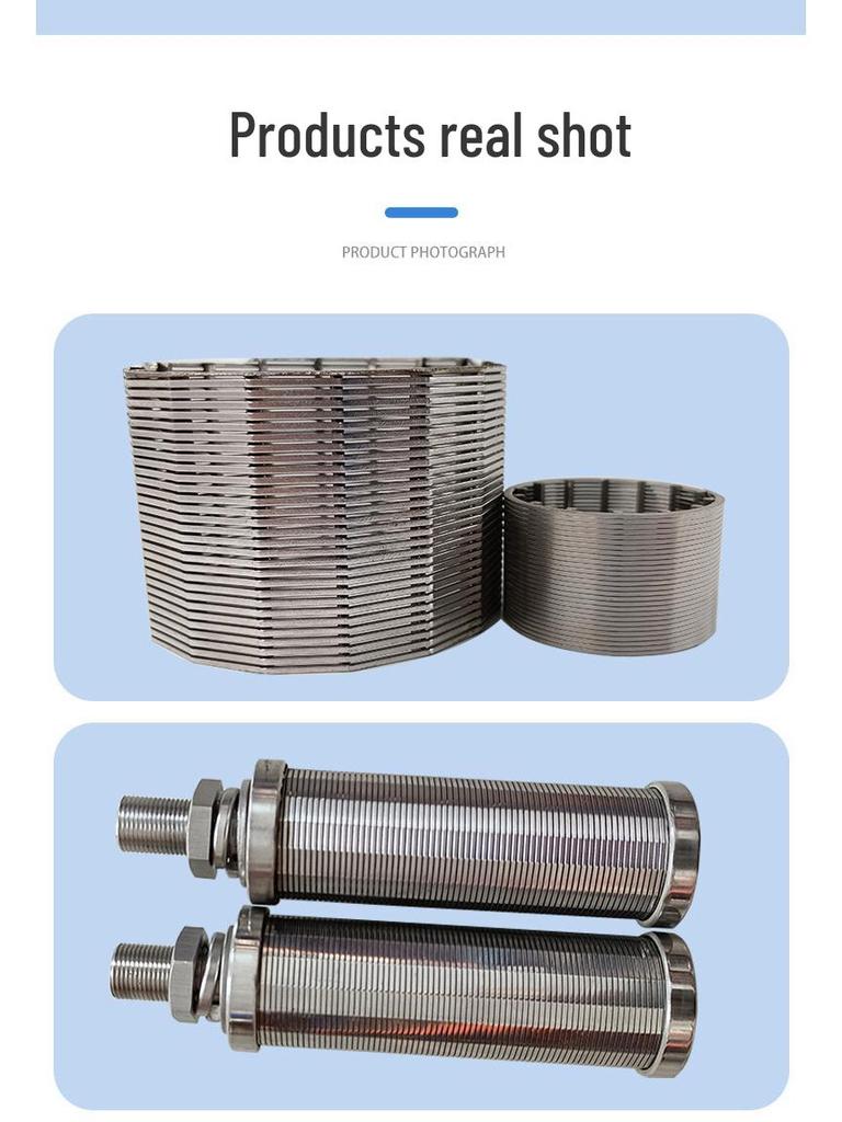 Stainless Steel Wire-Wound Diatomaceous Earth Filter Candle for Water Treatment