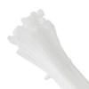 Qoltec Opaski zaciskowe Trytki kablowe | 7.2*350mm | 50 szt. | Nylon66 | UV | Białe