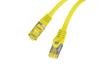 Patchcord Lanberg FTP cat.6A 1.5m LSZH CU fluke passed yellow