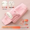 Kids' Plus Velvet Thick Base Layer Pants - Warm Pants for Middle & Primary School Students (Autumn/Winter)