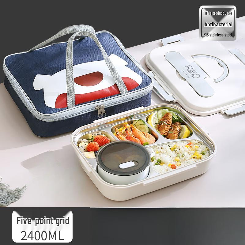 TianyaJing 5-Compartment Insulated Stainless Steel Lunch Box