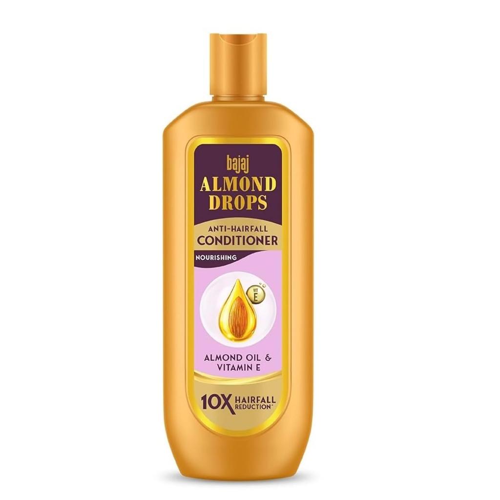 Bajaj Almond Drops Anti Hairfall Conditioner 175ML Pack Of 1 For Dry Frizzy Hair Smooth Manageable Locks