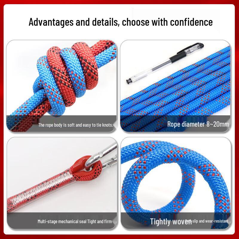 Outdoor Multi-Purpose Static Safety Rope