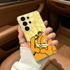 G-Garfield-Classic Cartoon Clear Soft Silicone Phone Case forSamsung S25, S24, S21, S22, S23, S30, Ultra, S20, Plus