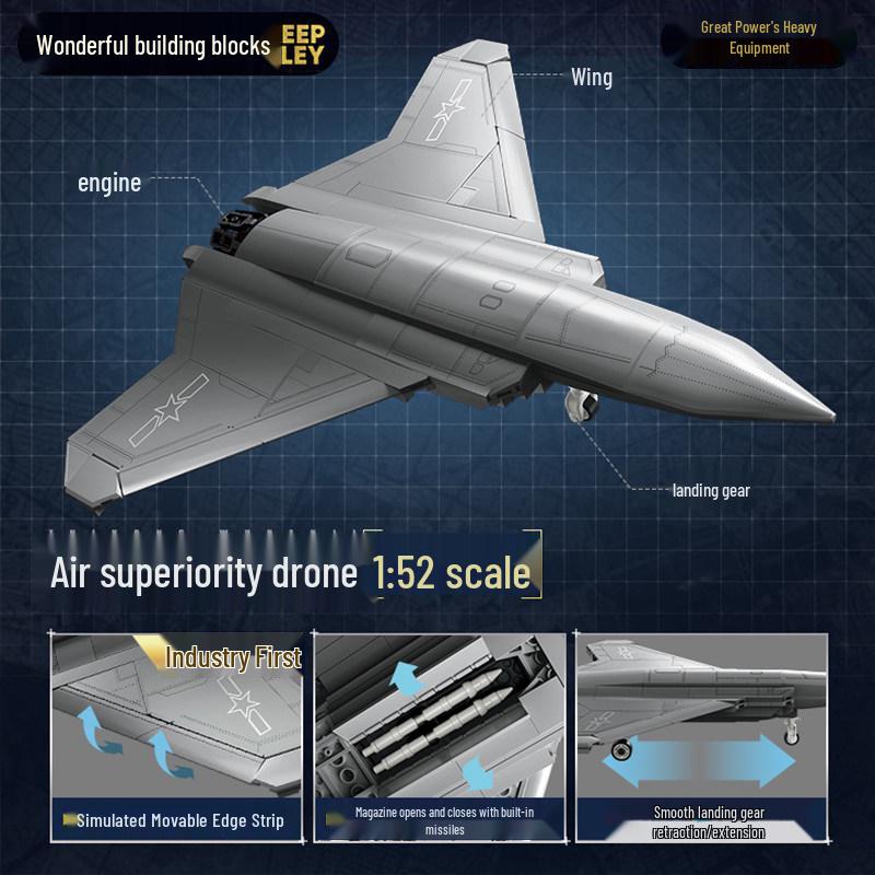 Wonderful Building Blocks: Heavy Weapons Air Superiority Drones and Unmanned Vehicles for Boys