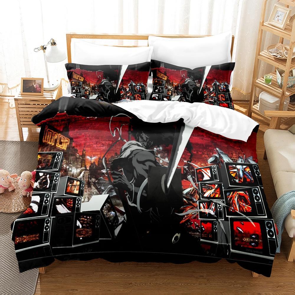 3d Printing Game Afro Samurai Bedding Set Cartoon Anime three-piece set Adult Kid Bedroom Duvet cover Sets 3D Print Kawaii Girls