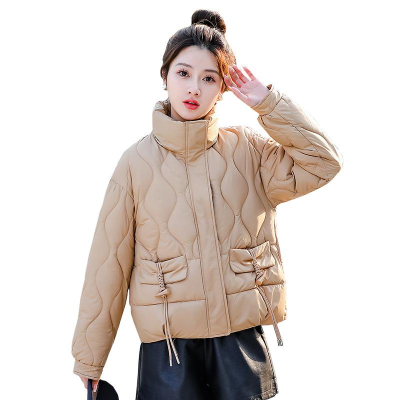 Short bread jacket 2025 new Korean cotton jacket women's thickened stand-up collar warm casual and versatile temperament winter jacket