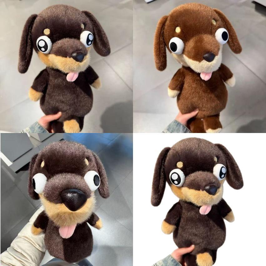 Plush Dachshund Toy With Funny Expression Gift For Girls And Friends