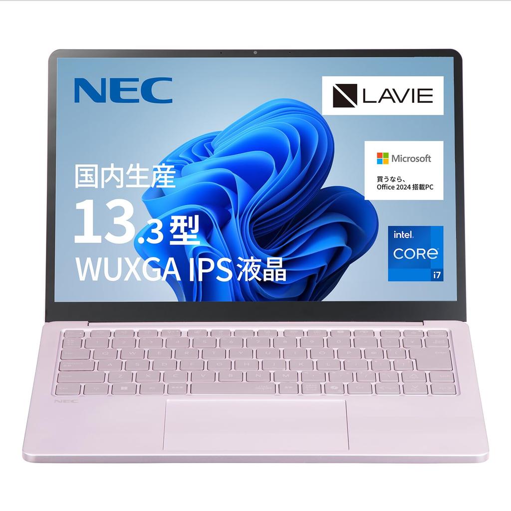 NEC LAVIE SOL Laptop Made in 2024 16GB 512GB Windows MS Office Fairy This computer was born from 13.3-inch (YZ-1765H-SOLV) Japan, Fall/Winter Edition,