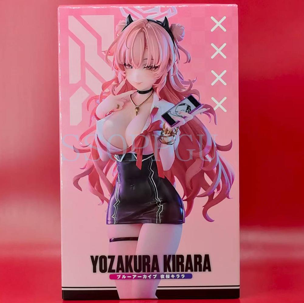 22cm Blue Archive Figure Yozakura Kirara Anime Girl Action Toy Game Statue Collection Model Doll PVC Poseable Articulated Scale Detailed Movable