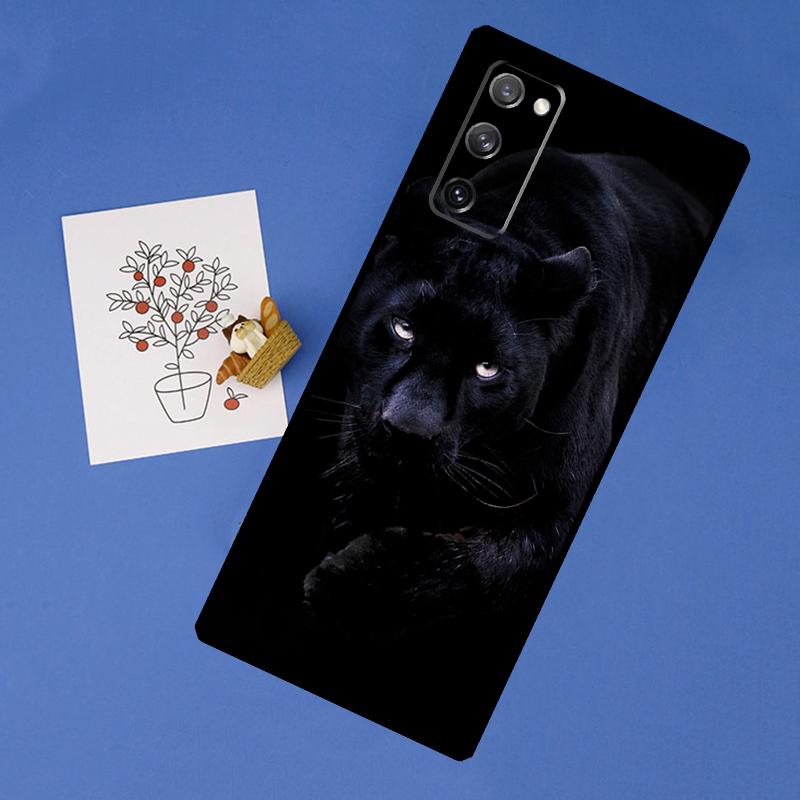 Tier Panther Handyhülle Für Samsung Galaxy S25 Ultra S9 S10 S20 S21 S22 Plus S24 FE S23 Ultra Rückabdeckung