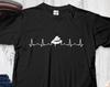 Piano Tshirt Pianist Gift Keyboard Piano Player Heartbeat Chapel Shirt