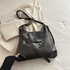 Velkokapacitní dvouramenná taška, Módní retro taška do práce, Crossbody taška