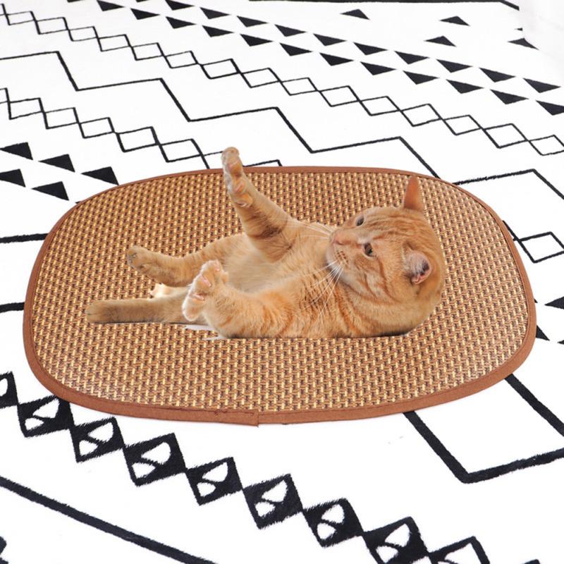 Heiß! Haustier-Kühlmatte mit Band, Mehrzweck-Kaltbett, Haustierkissen, Sommer-Erfrischungsmatte für Hunde und Katzen