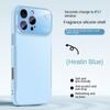 New Fragrance Liquid Silicone Phone Case For iPhone 16 15 14 13 12 11 Pro Max Plus Full Lens Protection Soft Shockproof Cover