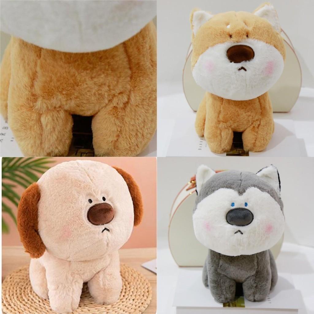 Adorable Husky Stuffed Animal Toy For Kids Soft And Cuddly Plush With Pp Cotton Filling, 25cm